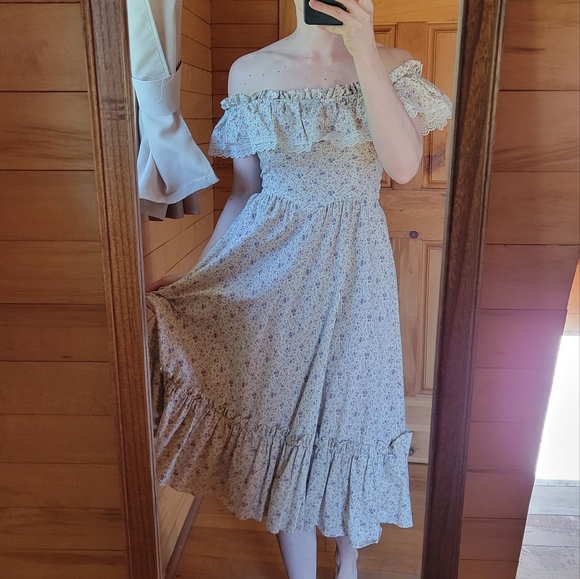 Gunne Sax Floral Dress - Picture 4 of 9